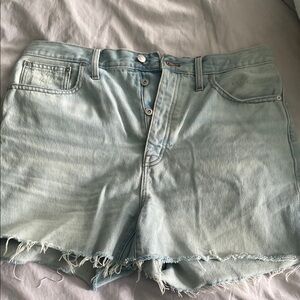 Madewell Blue Jean Shorts Relaxed Fit